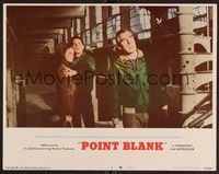 3d510 POINT BLANK LC #6 '67 John Boorman classic, Lee Marvin in a deserted cell block at Alcatraz!