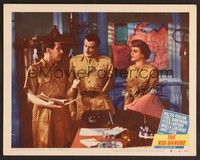 3d530 RED DANUBE signed LC #8 '49 by Angela Lansbury, who's looking at one-armed Walter Pidgeon!
