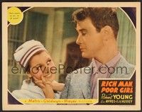 3d532 RICH MAN, POOR GIRL LC '38 close up of Lana Turner sexily smiling at Lew Ayres!
