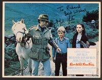 3d545 RUN WILD, RUN FREE signed LC #4 '69 by Mark Lester, who's with John Mills & Fiona Fullerton!