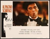 3d555 SCARFACE LC #7 '83 best close up of Al Pacino as Tony Montana with cigar in mouth!