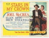 3d197 STARS IN MY CROWN TC '50 Ellen Drew, either Joel McCrea speaks or his pistols do!