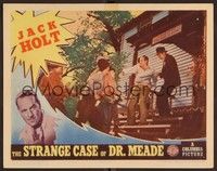 3d601 STRANGE CASE OF DR MEADE LC '38 tough Jack Holt slugs guys attacking his free medical clinic!