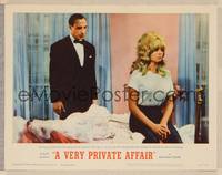 3d675 VERY PRIVATE AFFAIR LC #3 '62 sexy stubborn Brigitte Bardot refuses to return to acting!