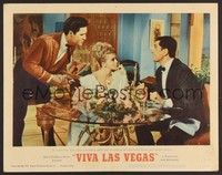 3d677 VIVA LAS VEGAS LC #3 '64 fumbling waiter Elvis Presley messed up sexy Ann-Margret's dinner!