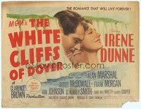 3d222 WHITE CLIFFS OF DOVER TC '44 Irene Dunne & Marshal in the greatest love story of our time!