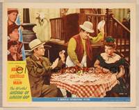 3d692 WISTFUL WIDOW OF WAGON GAP LC #6 '47 Bud Abbott & Lou Costello breaking dishes in saloon!