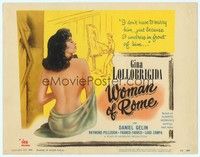 3d223 WOMAN OF ROME TC '56 sexy naked Gina Lollobrigida undresses for artist, but won't marry him!