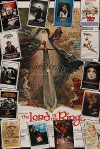 3e004 LOT OF 96 FOLDED ONE-SHEETS lot '57 - '88 Lord of the Rings, Postman Always Rings Twice +more!