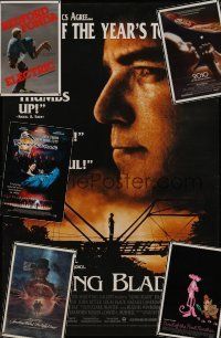 3e038 LOT OF 6 UNFOLDED ONE-SHEETS lot '79 - '96 Sling Blade, 2010, Electric Horseman + more!