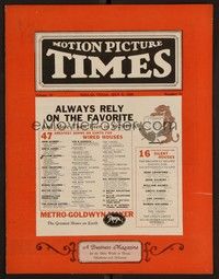 3e047 MOTION PICTURE TIMES exhibitor magazine July 6, 1929 Universal & Educational's 1930 line up!