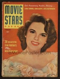 3e098 MOVIE STARS PARADE magazine February 1943 pretty Judy Garland from Presenting Lily Mars!