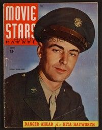 3e102 MOVIE STARS PARADE magazine June 1943 great portrait of Private Alan Ladd by Whitey Schafer!