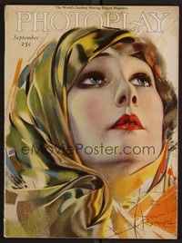 3e068 PHOTOPLAY magazine September 1921 fantastic art of pretty Betty Blythe by Rolf Armstrong!
