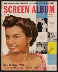 3e119 SCREEN ALBUM magazine Fall 1951 portrait of sexy Esther Williams, favorite photo issue!