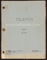 3e197 TELEFON second draft script February 12, 1976, screenplay by Peter Hyams!