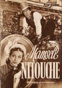 3e249 MLLE. NITOUCHE German program '54 different images of Fernandel & sexy Pier Angeli!