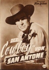 3e256 SAN ANTONE German program '54 different images of cowboy Rod Cameron & Katy Jurado!