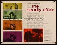 3f452 DEADLY AFFAIR 1/2sh '67 James Mason, Max Schell, Harriet Andersson, sexy photography!
