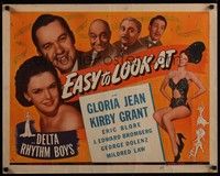 3f466 EASY TO LOOK AT 1/2sh '45 Gloria Jean, Kirby Grant, sexy showgirl!