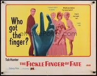 3f474 FICKLE FINGER OF FATE 1/2sh '67 El Dedo del Destino, Tab Hunter, who got the finger?