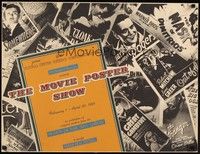 3f574 MOVIE POSTER SHOW 22x29 exhibit poster '85 Miami Film Festival, montage of classic posters!