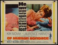 3f589 OF HUMAN BONDAGE 1/2sh '64 super sexy Kim Novak can't help being what she is!