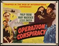 3f593 OPERATION CONSPIRACY 1/2sh '57 they're trapped in a web of intrigue, mystery & murder!