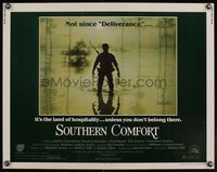 3f648 SOUTHERN COMFORT 1/2sh '81 Walter Hill, Keith Carradine, cool image of hunter in swamp!