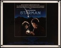 3f652 STARMAN 1/2sh '84 John Carpenter, close-up of alien Jeff Bridges & Karen Allen!