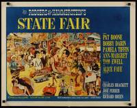 3f654 STATE FAIR 1/2sh '62 Alice Faye, Pat Boone, Rodgers & Hammerstein musical!