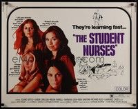 3f658 STUDENT NURSES 1/2sh '70 ultra sexy hospital gals who are learning fast!