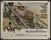 3f672 THEY CALL ME TRINITY 1/2sh '71 great image of Terence Hill taking it easy!