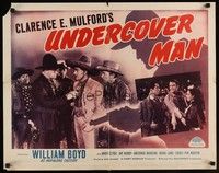 3f690 UNDERCOVER MAN 1/2sh R48 William Boyd as Hopalong Cassidy, Andy Clyde!