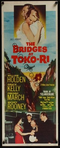 3g072 BRIDGES AT TOKO-RI insert '54 Grace Kelly, William Holden, Korean War, by James Michener!