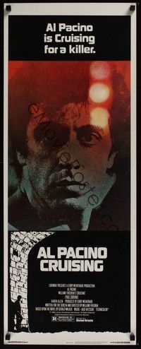 3g098 CRUISING insert '80 William Friedkin, undercover cop Al Pacino pretends to be gay!