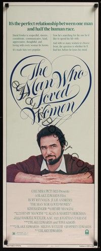 3g227 MAN WHO LOVED WOMEN insert '83 close up of Burt Reynolds, directed by Blake Edwards!