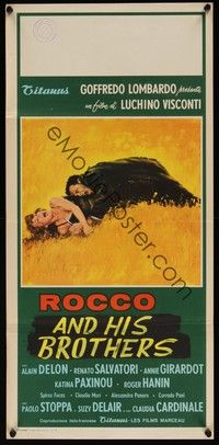 3g609 ROCCO & HIS BROTHERS Italian locandina '60 Luchino Visconti's Rocco e I Suoi Fratelli!