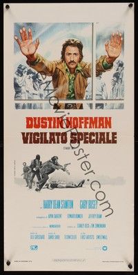 3g635 STRAIGHT TIME Italian locandina '78 Dustin Hoffman, Theresa Russell, art by Mario Piovano!