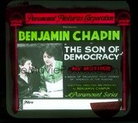 3h195 SON OF DEMOCRACY episode 1 glass slide '18 Benjamin Chapin as Abraham Lincoln!