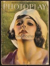 3h070 PHOTOPLAY magazine January 1920 art of pretty Norma Talmadge by Rolf Armstrong!