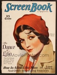 3h085 SCREEN BOOK magazine November 1929 art of Marion Nixon in The Dance of Life by John Clarke!
