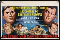 3j431 CAPTAIN NEWMAN, M.D. Belgian '64 Gregory Peck, Tony Curtis, Angie Dickinson, Bobby Darin!