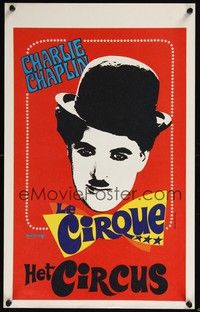 3j443 CIRCUS Belgian R70s Charlie Chaplin slapstick classic, great close-up!