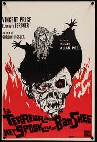 3j453 CRY OF THE BANSHEE Belgian '70 Edgar Allan Poe probes new depths of terror, cool artwork!