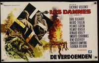 3j455 DAMNED Belgian '69 Luchino Visconti's La caduta degli dei, wild Ray artwork!
