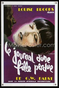 3j460 DIARY OF A LOST GIRL French R80s G.W. Papst directed, Gaborit art of pretty Louise Brooks!