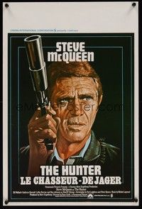 3j524 HUNTER Belgian '80 Jean Mascii art of bounty hunter Steve McQueen!