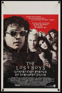 3j565 LOST BOYS Belgian '87 teen vampire Kiefer Sutherland, directed by Joel Schumacher!