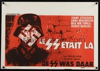3j639 QUEL GIORNO DIO NON C'ERA Belgian '69 wild artwork of German soldier & swastika!